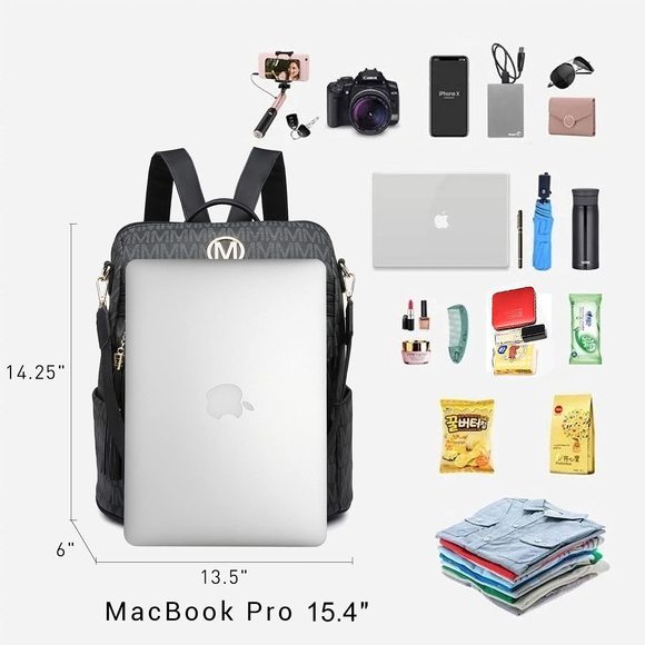 Women Fashion Backpack Purse Convertible Large Rucksack Versatile Travel💓 - Picture 5 of 6